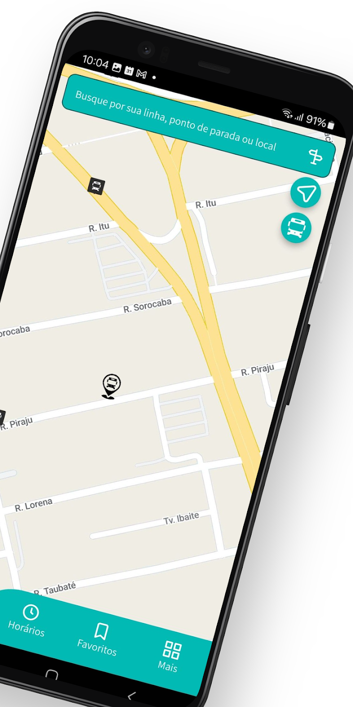 Busca e Mapa Interativo